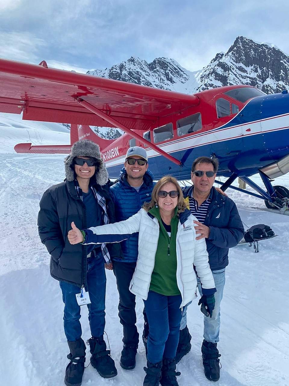 Glacier Landing on Ruth Glacier. Photo by Francisco Alvarez