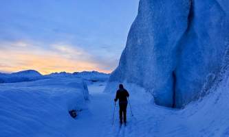 Valdez Glacier Lake Winter image0 alaska Anadyr Adventures