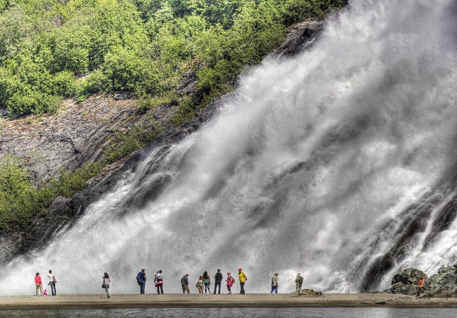 Nugget Falls Waterfall In Juneau Alaska ALASKA ORG Nugget Falls Waterfall In Juneau Alaska ALASKA ORG