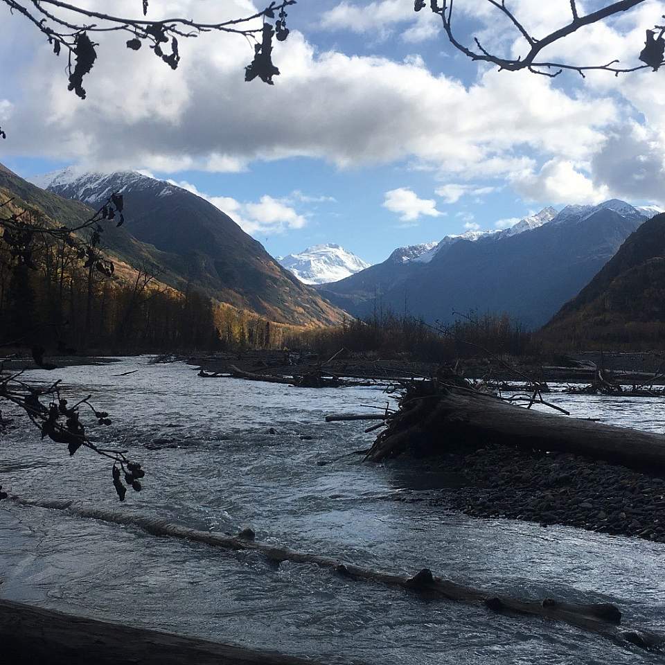 Looking towards the headwaters of Eagle River