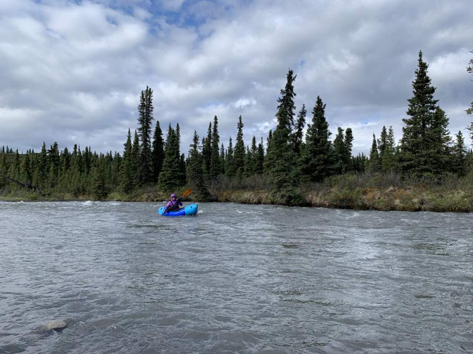 Packrafter on the Sanctuary River