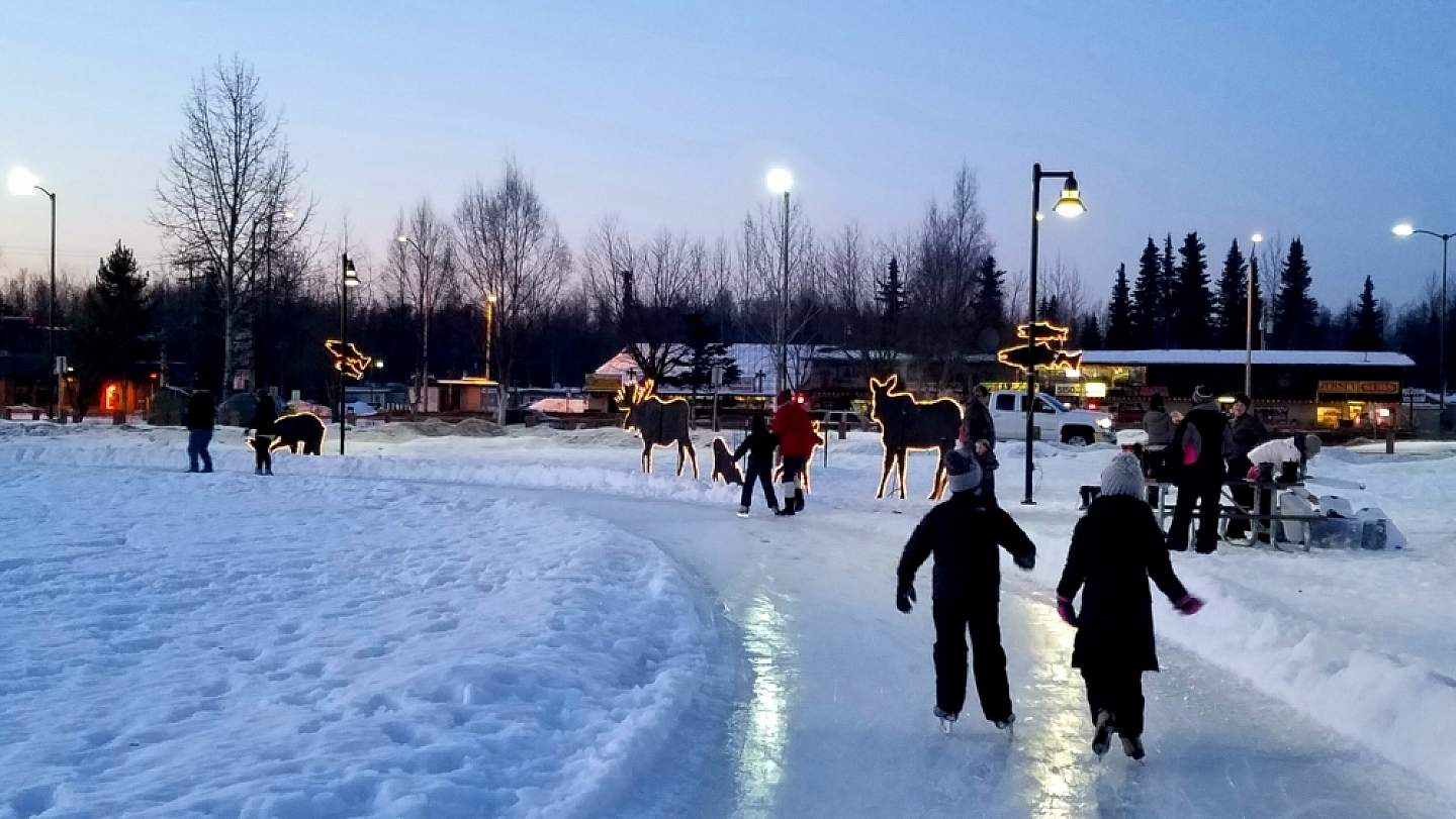 Visit Soldotna Creek Park in the winter