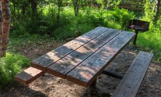 Laura Rhyner picnic table alaska untitled