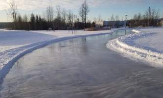 Laura Rhyner skating path alaska untitled