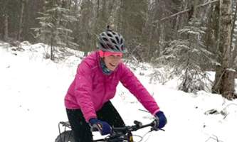 Jenny Neyman happy biker alaska untitled
