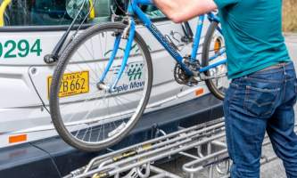 People moverbike rack with bike