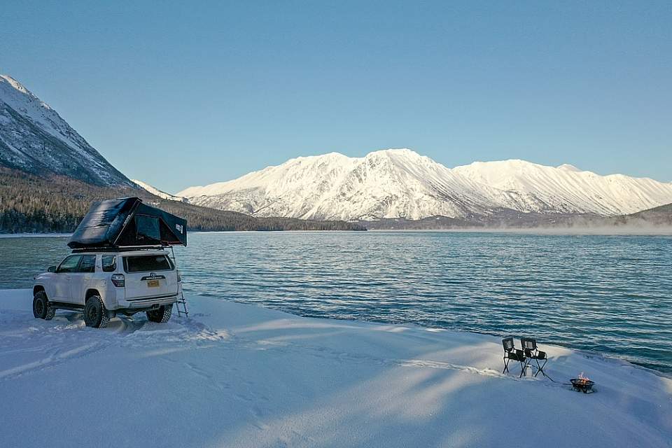 Complete with rooftop tents, camp stove, and refrigerator, Overlanders are perfect for exploring Alaska. They're as easy to to drive down remote gravel roads as they are to park in the busy city.