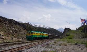 Alaska alaska white pass yukon route railroad hiker transport skagway DSC06533 White Pass Yukon Route Rail