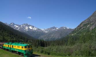 Alaska alaska white pass yukon route railroad hiker transport skagway DSC08137 White Pass Yukon Route Rail