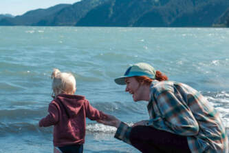 Seward baby in water brad carterkids photosalaska org kids in alaska