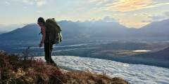 Alaska trip ideas mccarthy Hiker by Root Glacier Alaska 2020