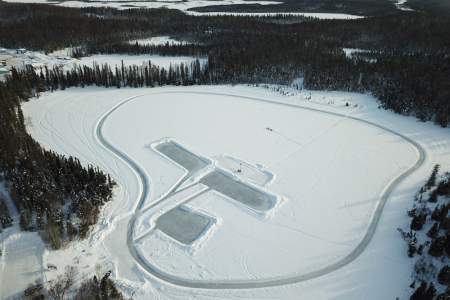 Day 3 A R C Lake Skating Trail Rinks Drone Photo alaska untitled copy alaska untitled